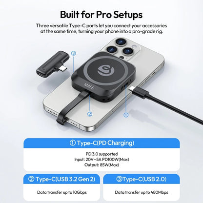 Ulanzi MA55 Magnetic SSD – 4K ProRes & 10Gbps