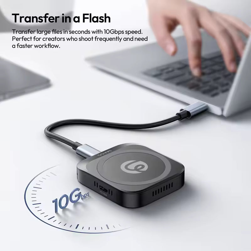Ulanzi MA55 Magnetic SSD – 4K ProRes & 10Gbps