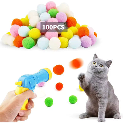 Interactive Cat Ball Launcher Toy