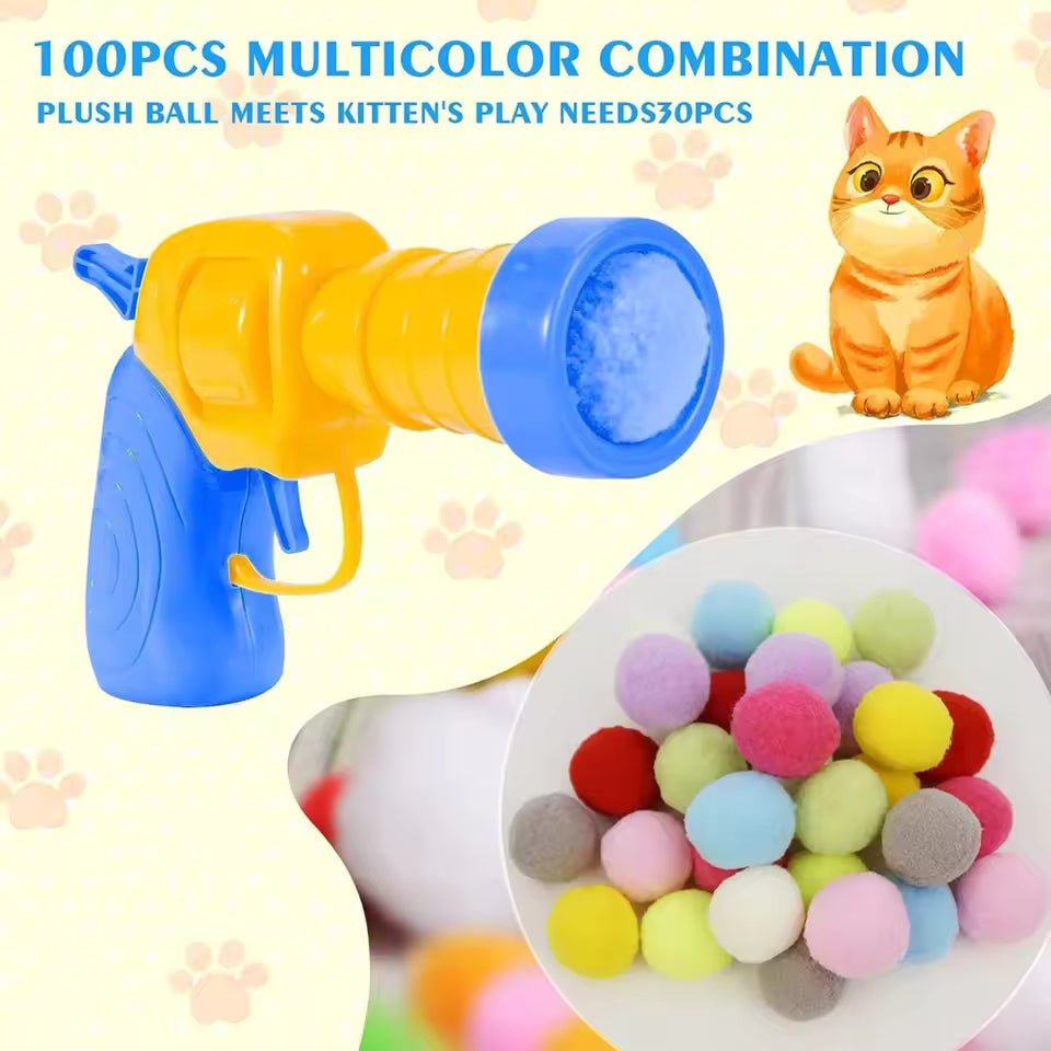 Interactive Cat Ball Launcher Toy